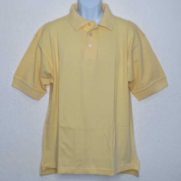Inner Harbor* Men's Short Sleeve Straight Hem 3 Button Polo Golf Shirt~ Medium - Picture 1 of 9